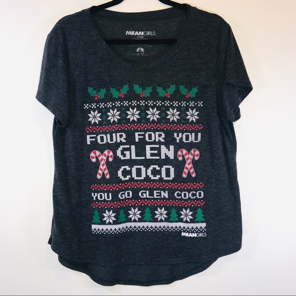 Tops - Mean Girls “Glen Coco” Holiday Graphic Tee - #1111